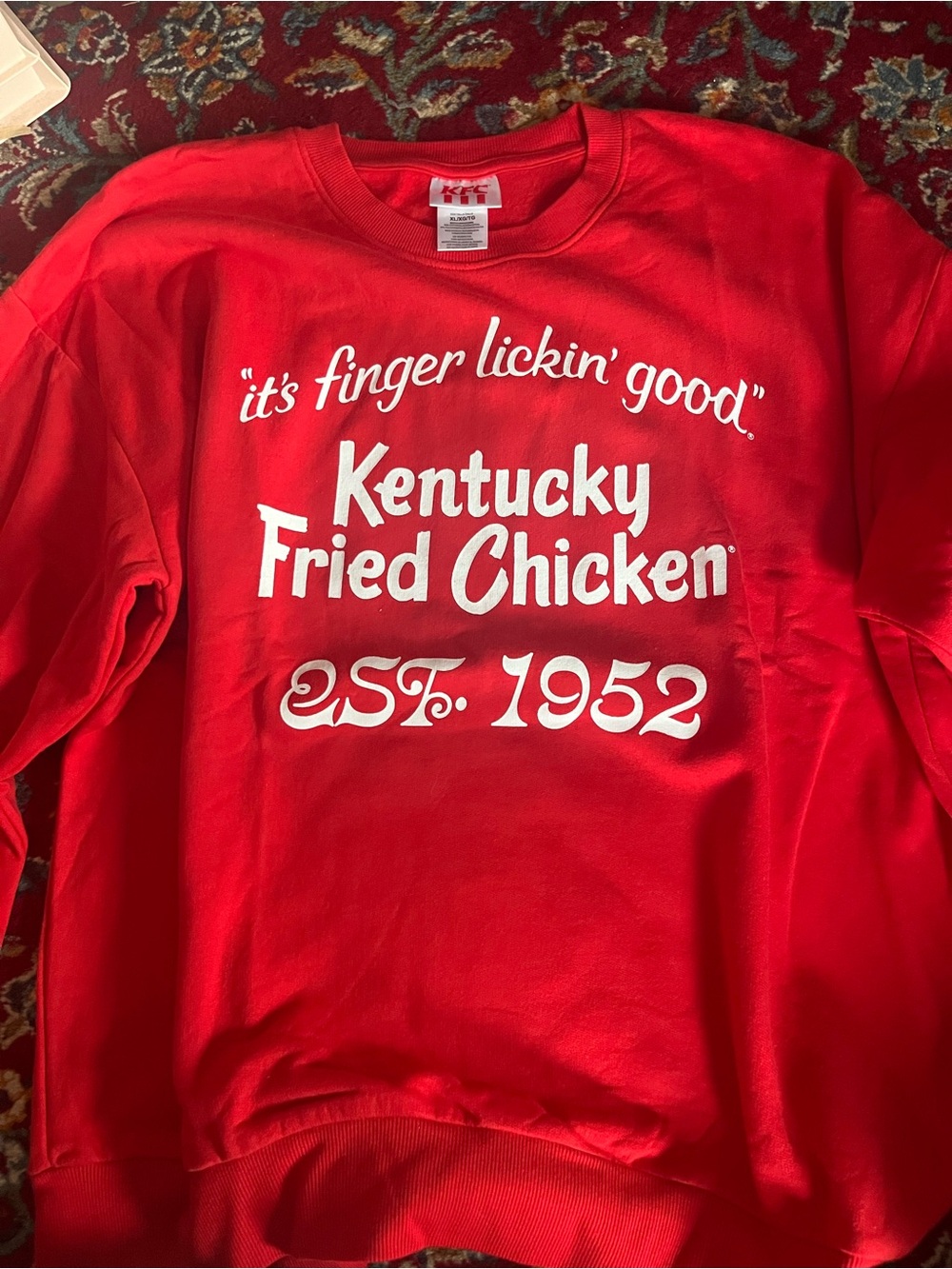 Kentucky Fried Chicken Red Logo Sweatshirt